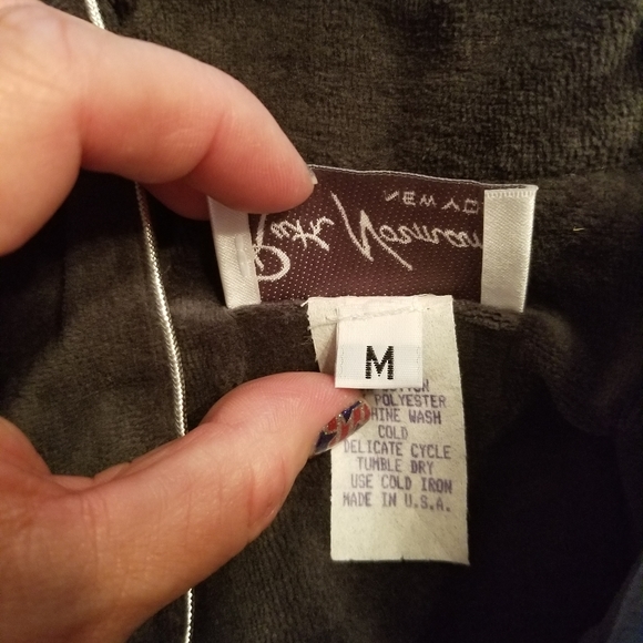 Ruth Norman NY Vintage Velvet Jacket Medium NWT - Picture 4 of 8